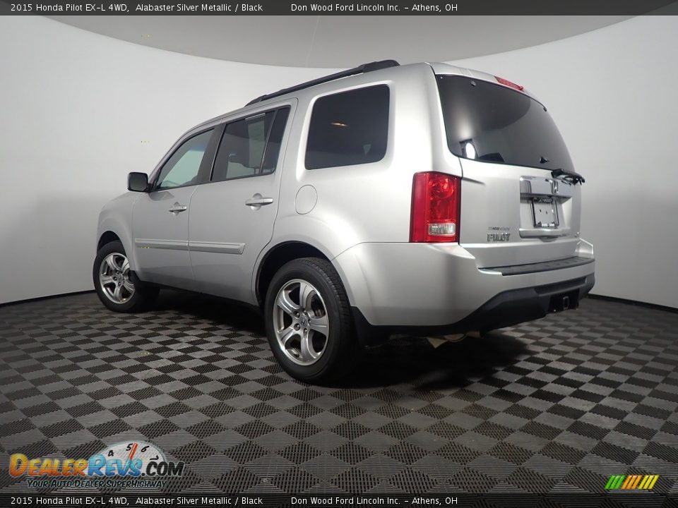 2015 Honda Pilot EX-L 4WD Alabaster Silver Metallic / Black Photo #14