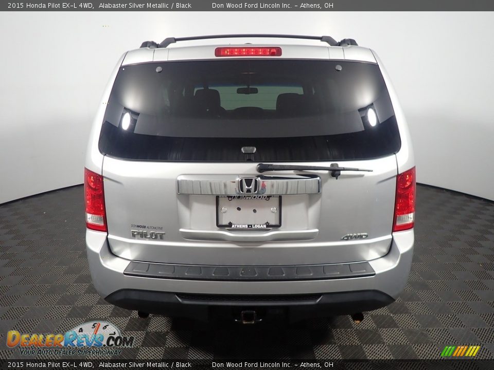 2015 Honda Pilot EX-L 4WD Alabaster Silver Metallic / Black Photo #16