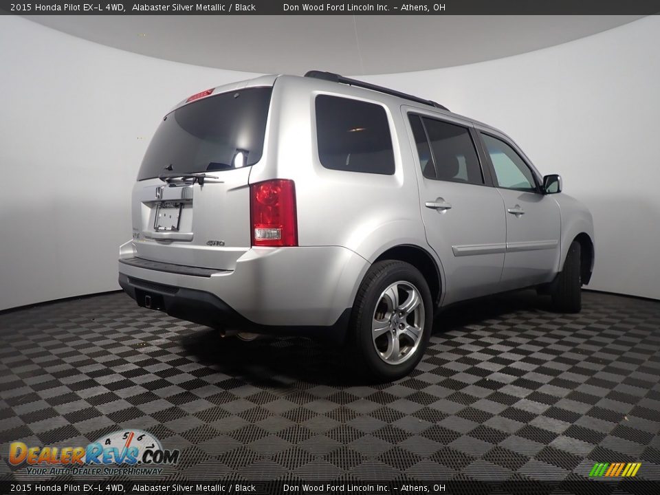 2015 Honda Pilot EX-L 4WD Alabaster Silver Metallic / Black Photo #21