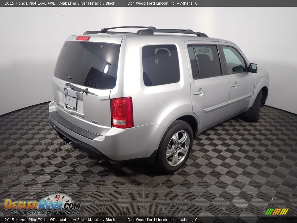 2015 Honda Pilot EX-L 4WD Alabaster Silver Metallic / Black Photo #22