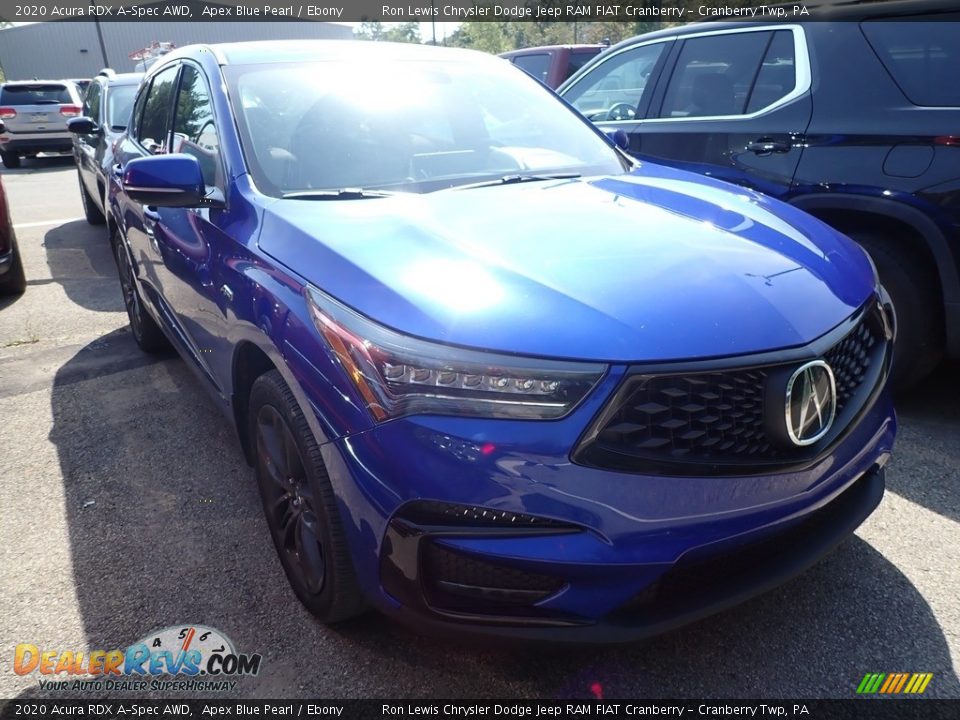 2020 Acura RDX A-Spec AWD Apex Blue Pearl / Ebony Photo #4