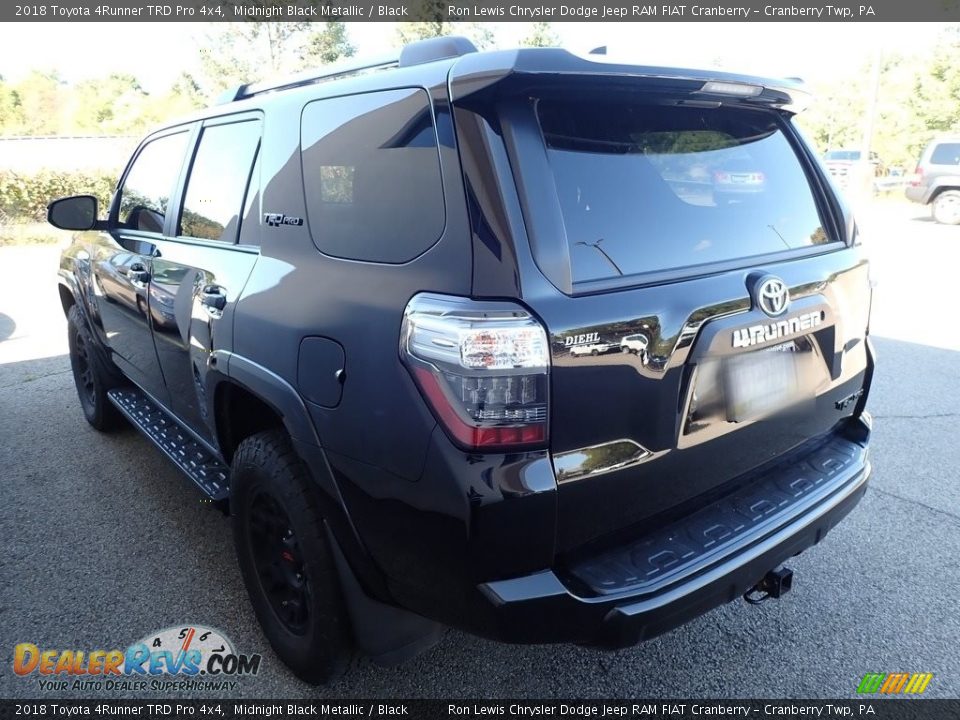 2018 Toyota 4Runner TRD Pro 4x4 Midnight Black Metallic / Black Photo #2