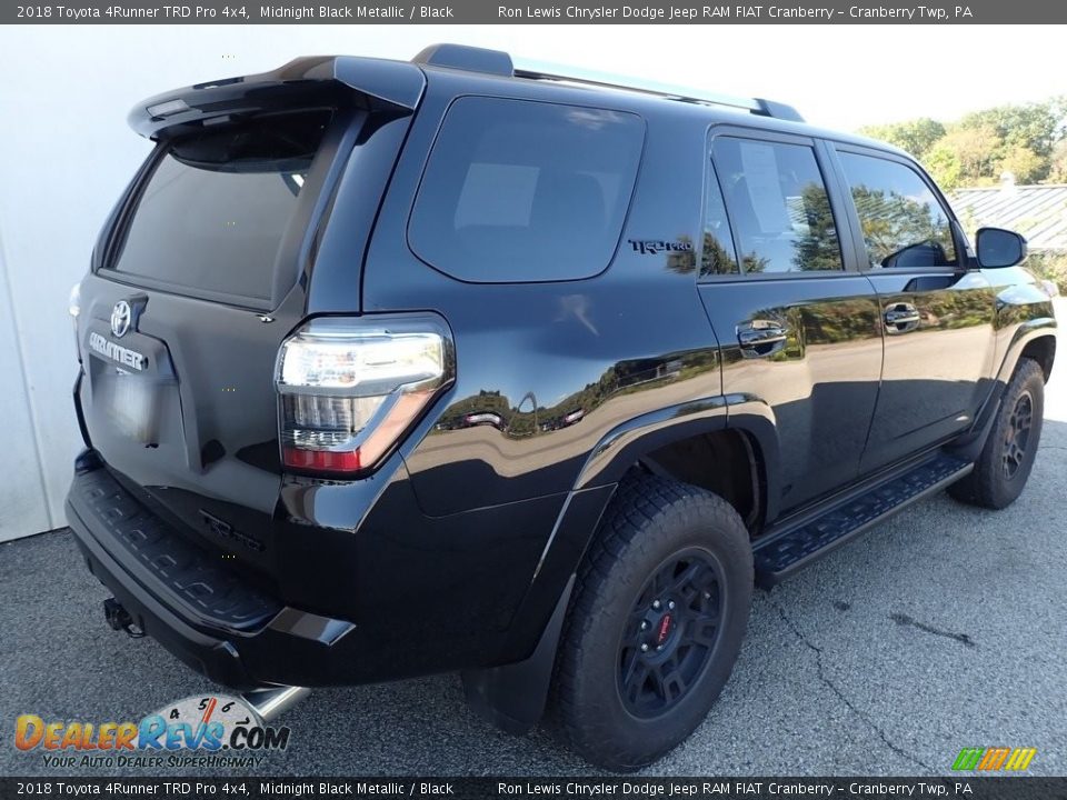 2018 Toyota 4Runner TRD Pro 4x4 Midnight Black Metallic / Black Photo #4