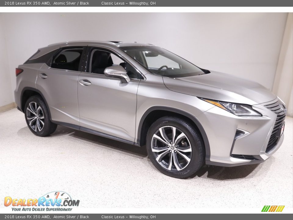 2018 Lexus RX 350 AWD Atomic Silver / Black Photo #1