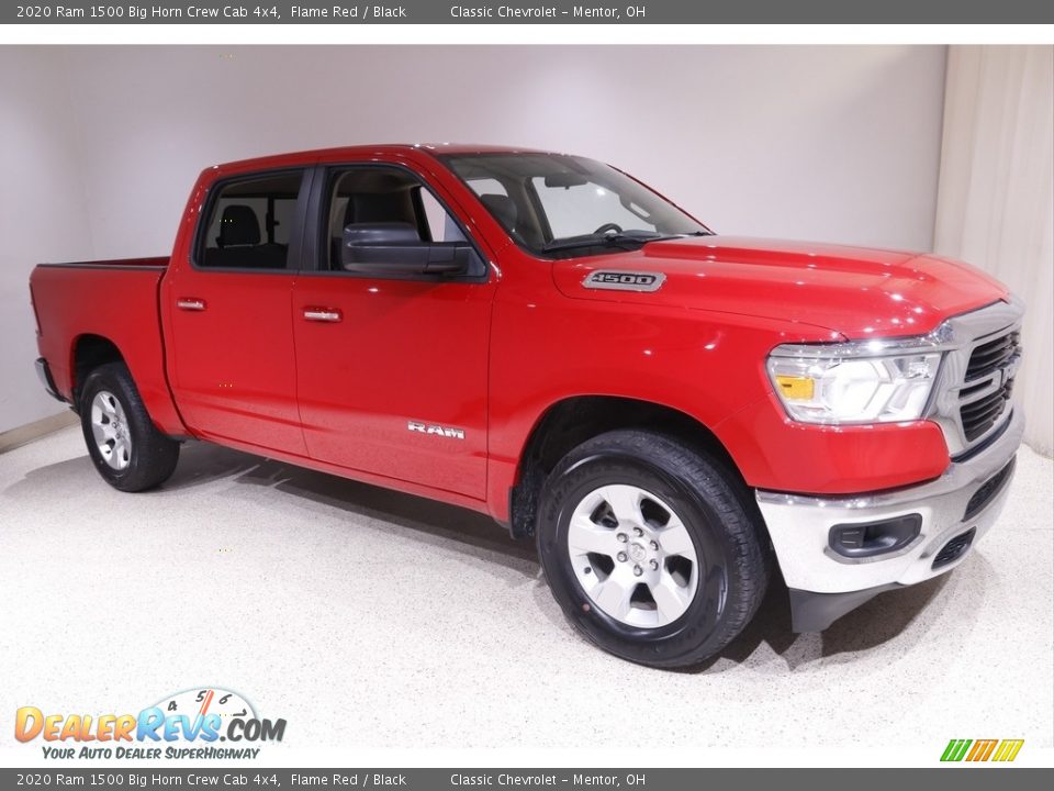 2020 Ram 1500 Big Horn Crew Cab 4x4 Flame Red / Black Photo #1