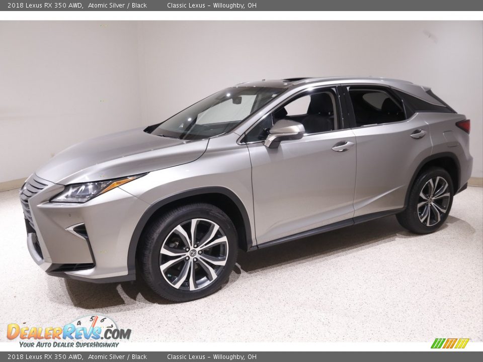 2018 Lexus RX 350 AWD Atomic Silver / Black Photo #3