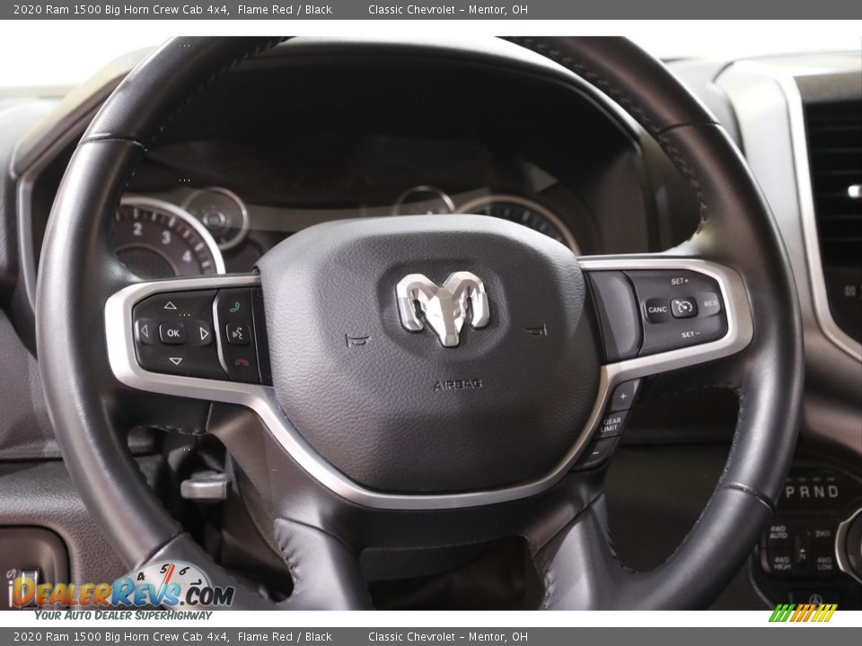 2020 Ram 1500 Big Horn Crew Cab 4x4 Flame Red / Black Photo #7