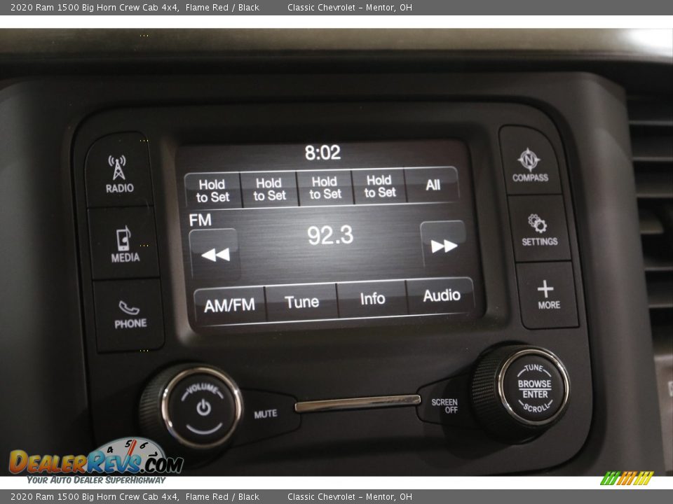 2020 Ram 1500 Big Horn Crew Cab 4x4 Flame Red / Black Photo #10