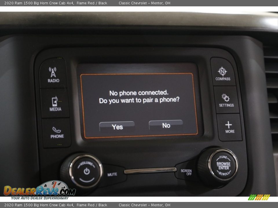 2020 Ram 1500 Big Horn Crew Cab 4x4 Flame Red / Black Photo #11