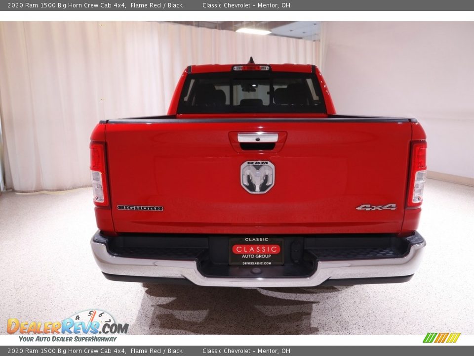 2020 Ram 1500 Big Horn Crew Cab 4x4 Flame Red / Black Photo #16