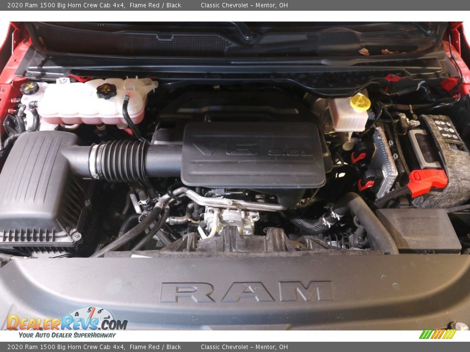 2020 Ram 1500 Big Horn Crew Cab 4x4 Flame Red / Black Photo #17