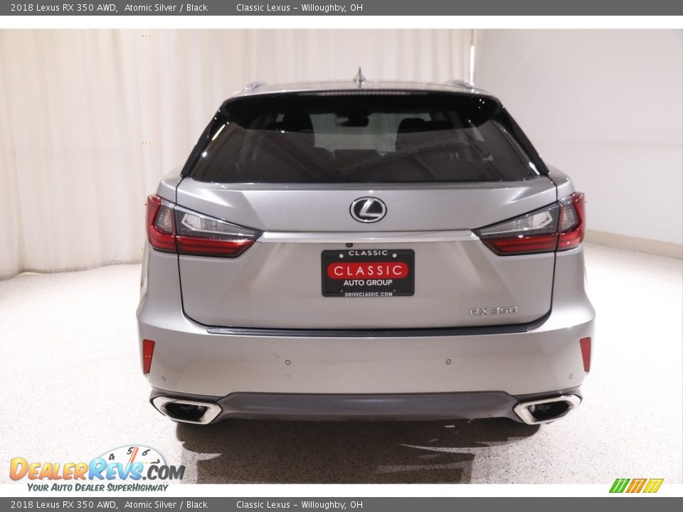 2018 Lexus RX 350 AWD Atomic Silver / Black Photo #22