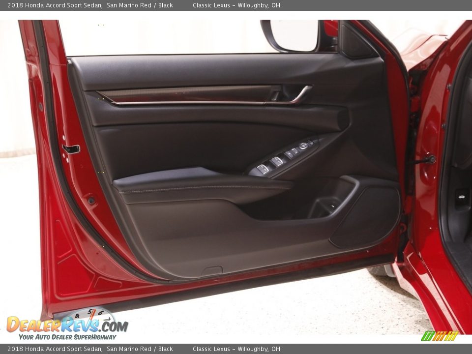 2018 Honda Accord Sport Sedan San Marino Red / Black Photo #4