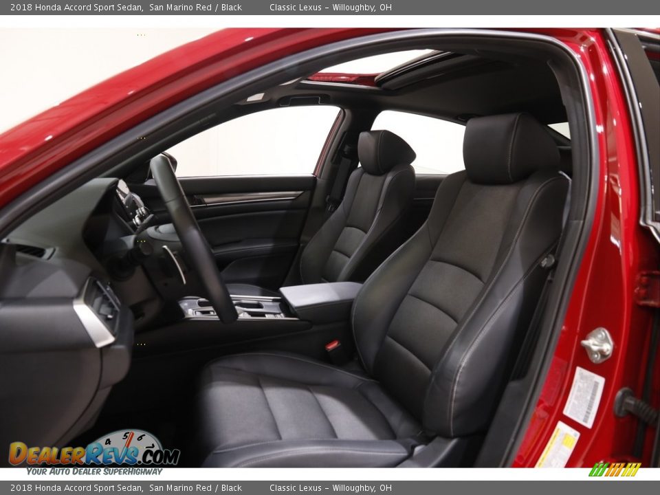 2018 Honda Accord Sport Sedan San Marino Red / Black Photo #5