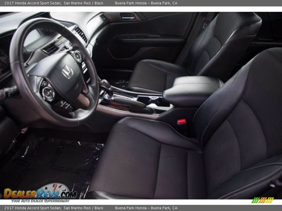 2017 Honda Accord Sport Sedan San Marino Red / Black Photo #3
