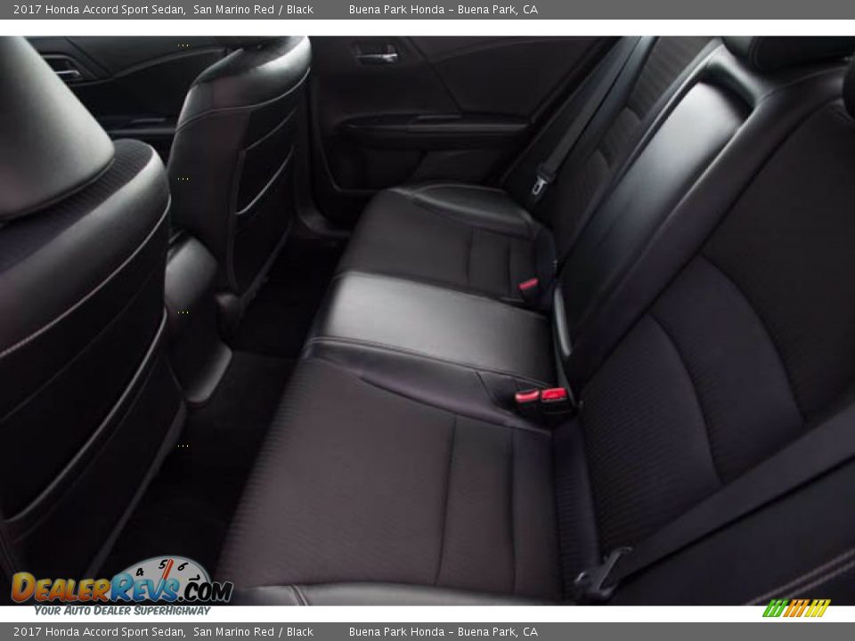 2017 Honda Accord Sport Sedan San Marino Red / Black Photo #4