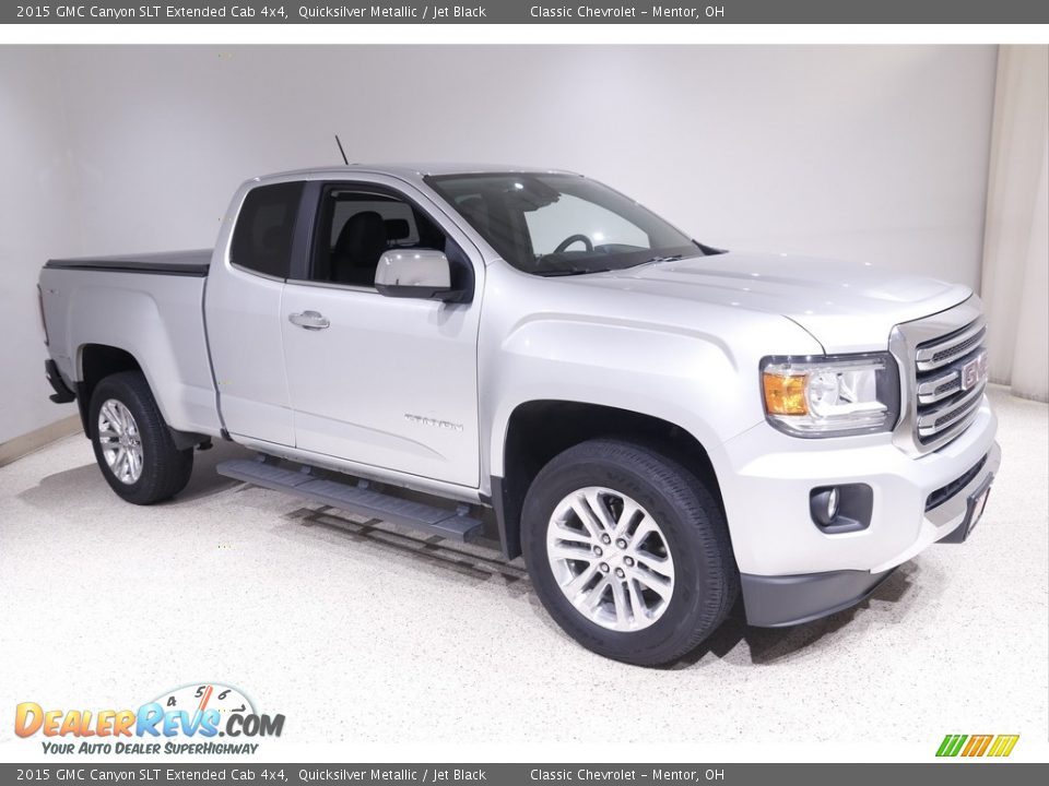 Quicksilver Metallic 2015 GMC Canyon SLT Extended Cab 4x4 Photo #1