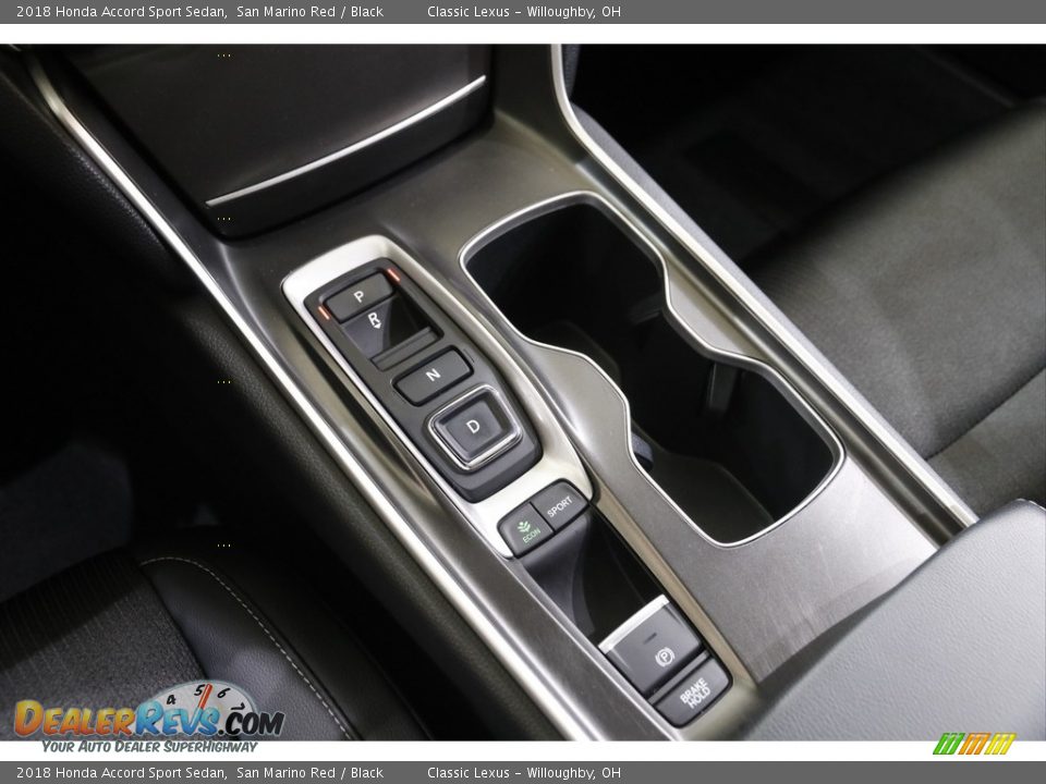 2018 Honda Accord Sport Sedan San Marino Red / Black Photo #14