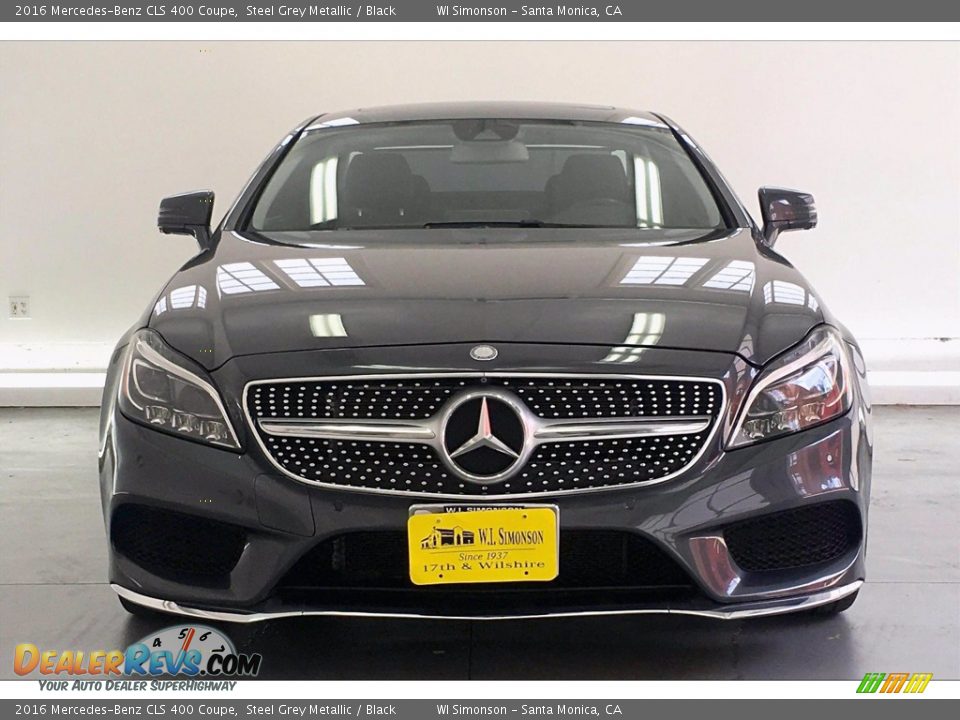 2016 Mercedes-Benz CLS 400 Coupe Steel Grey Metallic / Black Photo #2