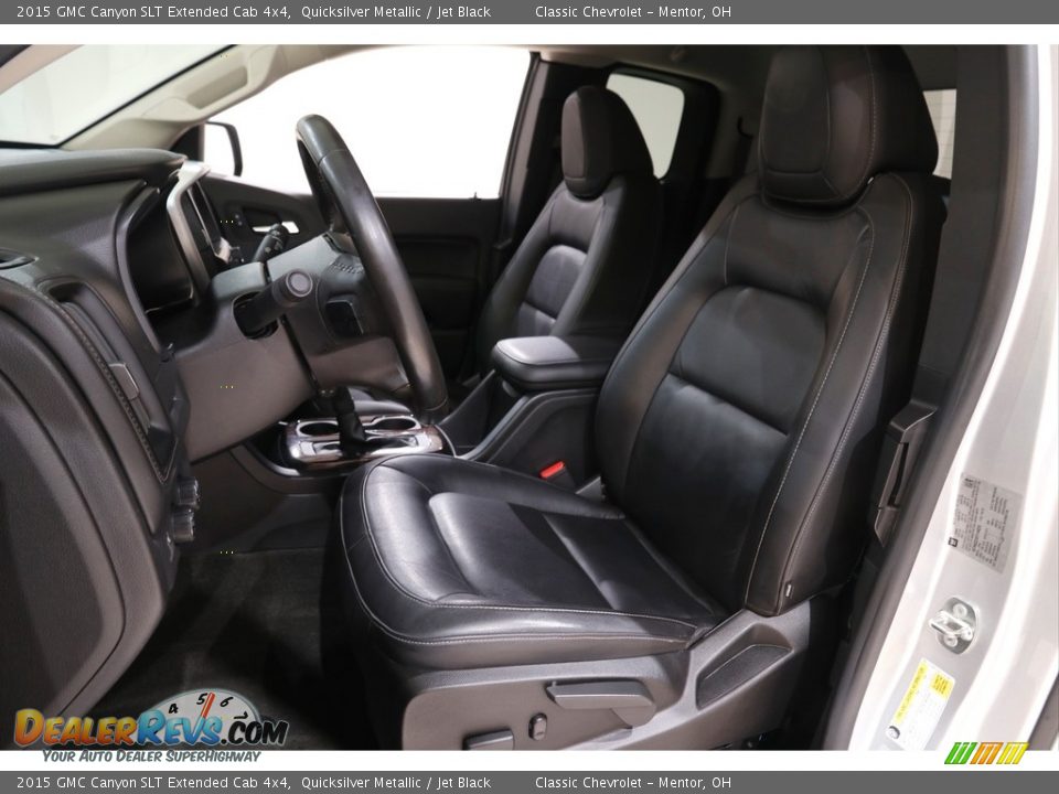 Front Seat of 2015 GMC Canyon SLT Extended Cab 4x4 Photo #5