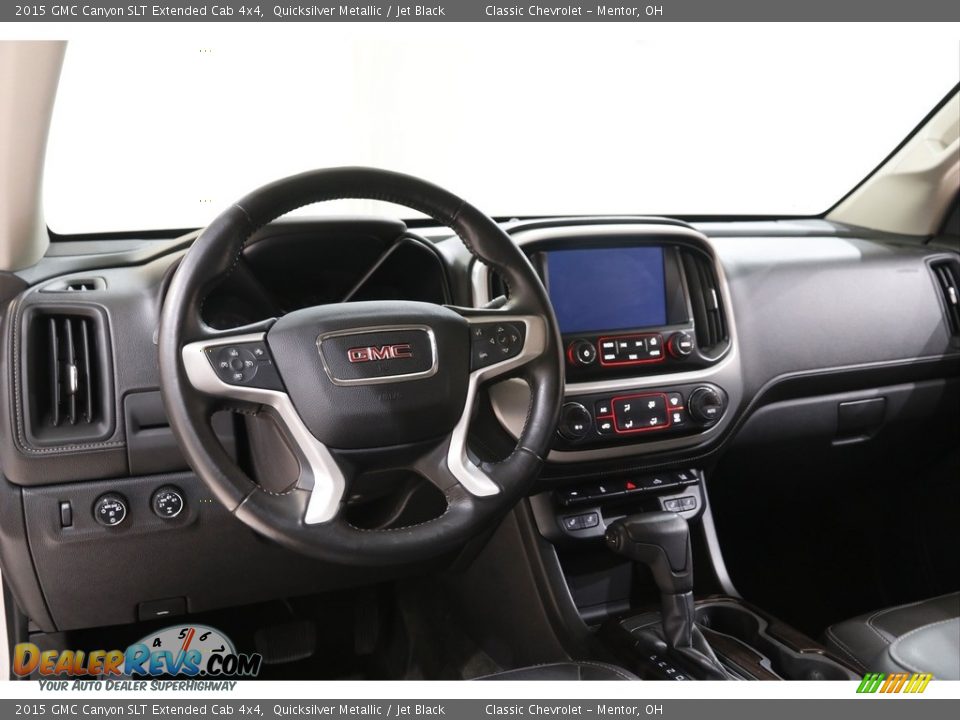 Dashboard of 2015 GMC Canyon SLT Extended Cab 4x4 Photo #7