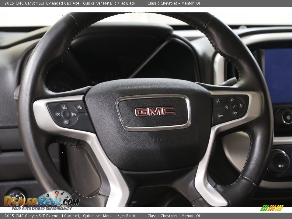 2015 GMC Canyon SLT Extended Cab 4x4 Steering Wheel Photo #8
