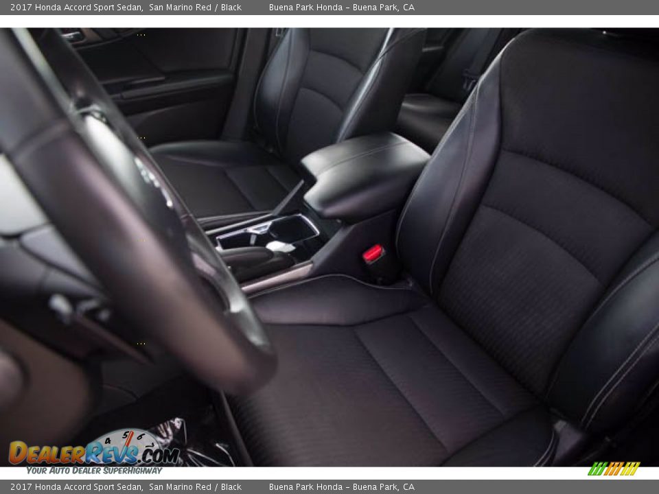 2017 Honda Accord Sport Sedan San Marino Red / Black Photo #15