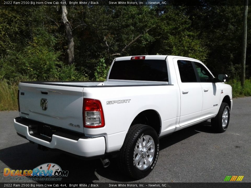 2022 Ram 2500 Big Horn Crew Cab 4x4 Bright White / Black Photo #6