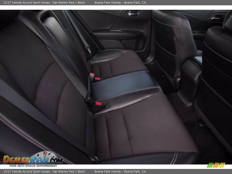 2017 Honda Accord Sport Sedan San Marino Red / Black Photo #18