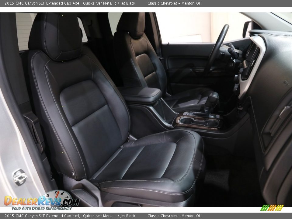 Jet Black Interior - 2015 GMC Canyon SLT Extended Cab 4x4 Photo #16