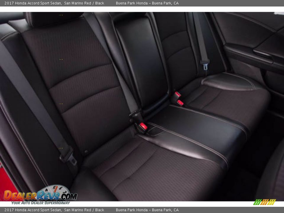 2017 Honda Accord Sport Sedan San Marino Red / Black Photo #19