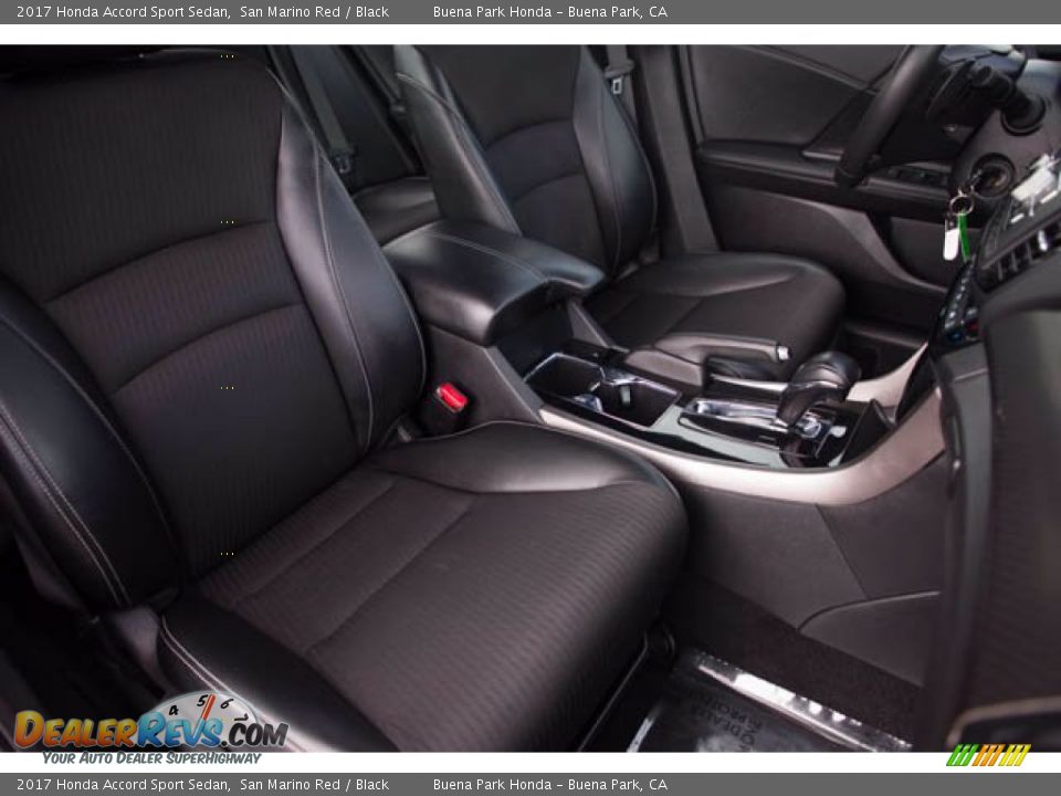 2017 Honda Accord Sport Sedan San Marino Red / Black Photo #21