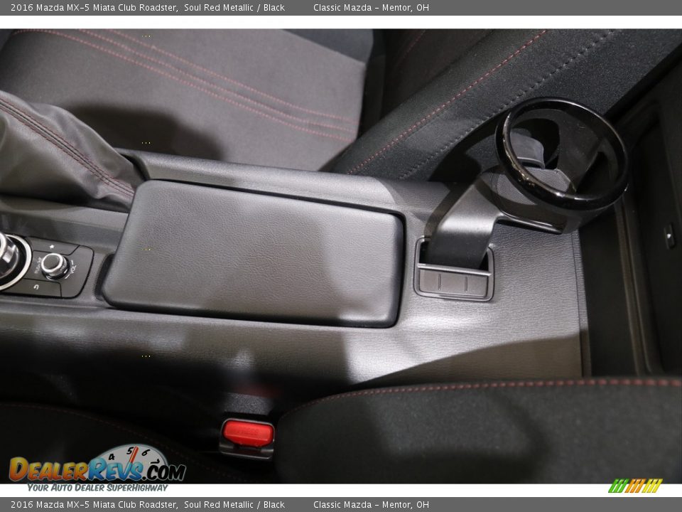 2016 Mazda MX-5 Miata Club Roadster Soul Red Metallic / Black Photo #13