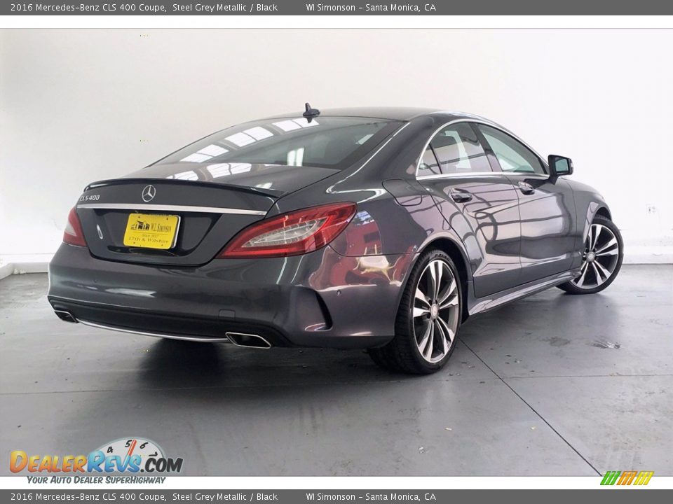 2016 Mercedes-Benz CLS 400 Coupe Steel Grey Metallic / Black Photo #16