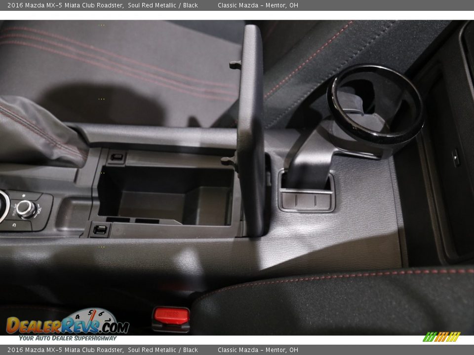 2016 Mazda MX-5 Miata Club Roadster Soul Red Metallic / Black Photo #14