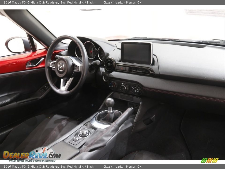 2016 Mazda MX-5 Miata Club Roadster Soul Red Metallic / Black Photo #15