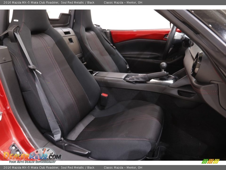 2016 Mazda MX-5 Miata Club Roadster Soul Red Metallic / Black Photo #16