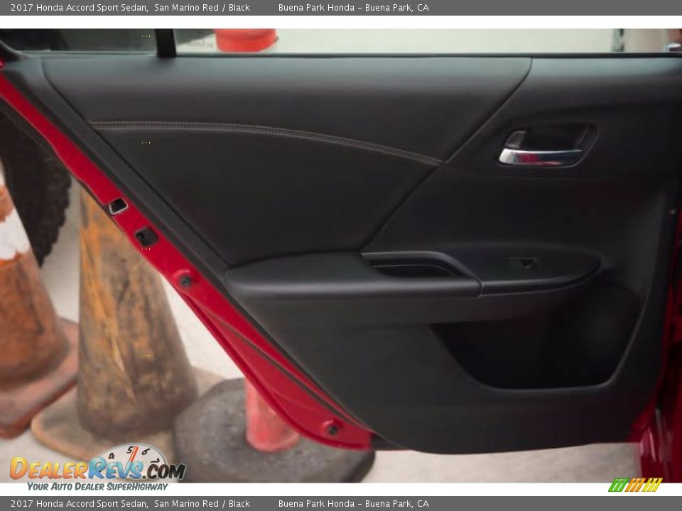 2017 Honda Accord Sport Sedan San Marino Red / Black Photo #27