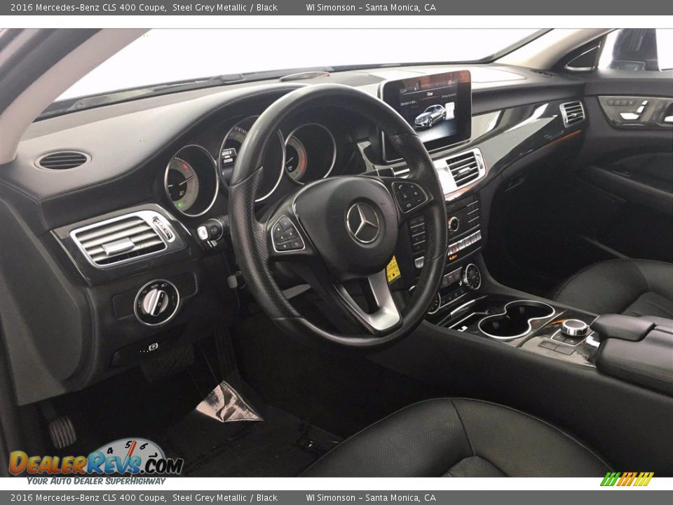 2016 Mercedes-Benz CLS 400 Coupe Steel Grey Metallic / Black Photo #22