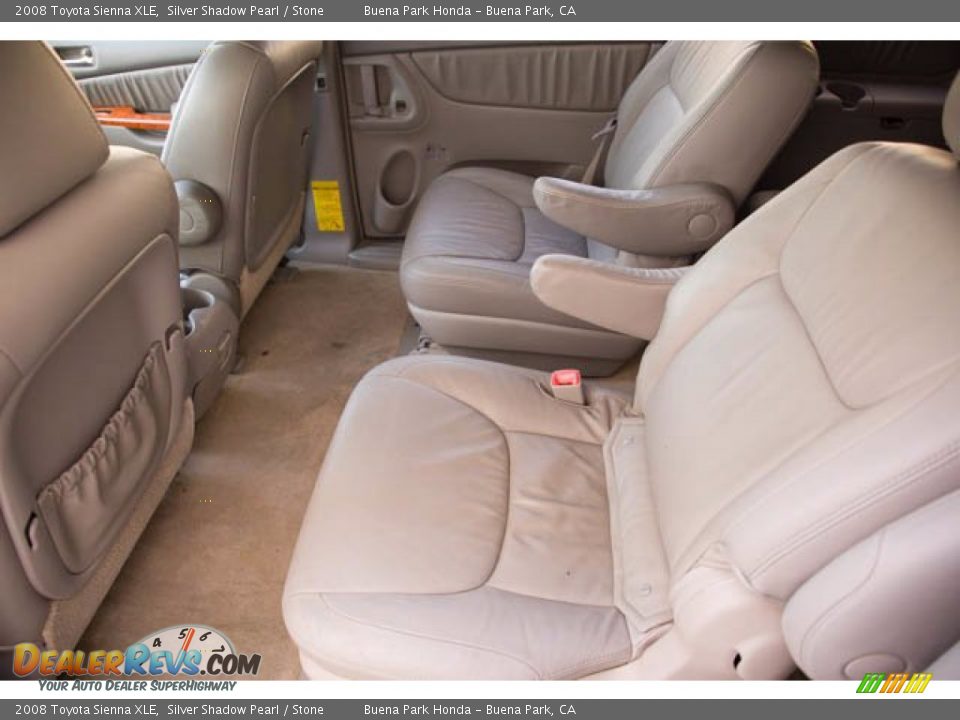 2008 Toyota Sienna XLE Silver Shadow Pearl / Stone Photo #4