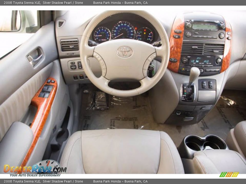 2008 Toyota Sienna XLE Silver Shadow Pearl / Stone Photo #5