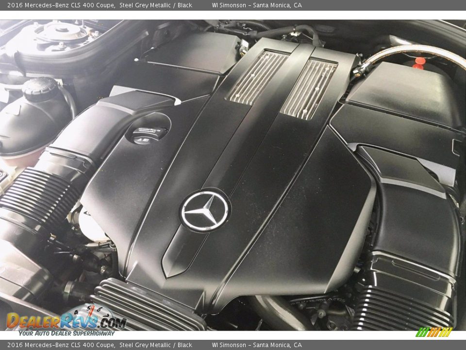 2016 Mercedes-Benz CLS 400 Coupe Steel Grey Metallic / Black Photo #31