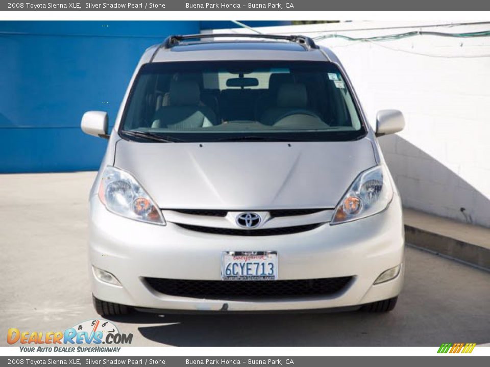 2008 Toyota Sienna XLE Silver Shadow Pearl / Stone Photo #7