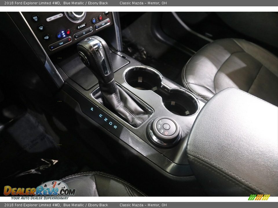 2018 Ford Explorer Limited 4WD Blue Metallic / Ebony Black Photo #14