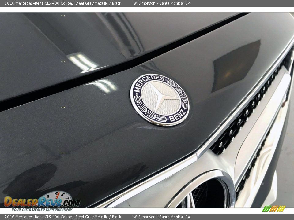 2016 Mercedes-Benz CLS 400 Coupe Steel Grey Metallic / Black Photo #33