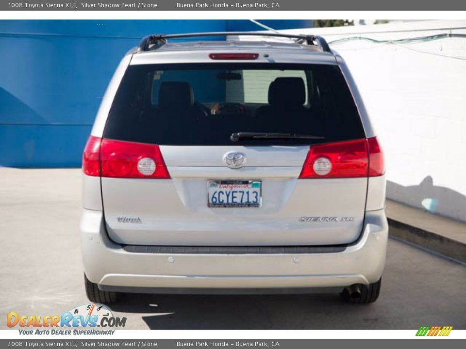 2008 Toyota Sienna XLE Silver Shadow Pearl / Stone Photo #9