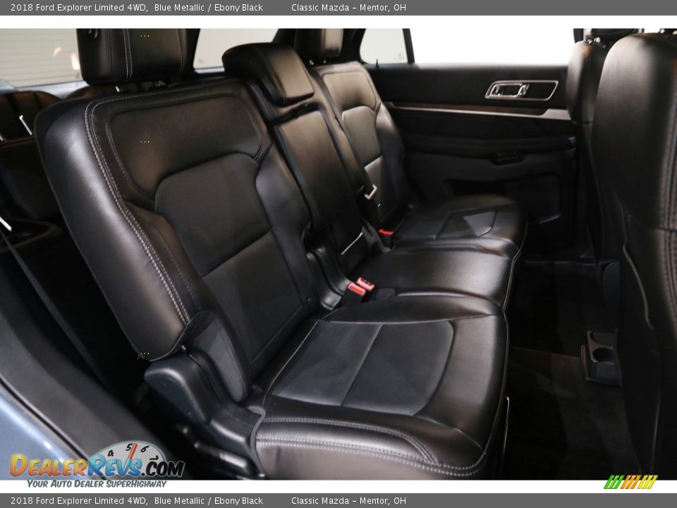 2018 Ford Explorer Limited 4WD Blue Metallic / Ebony Black Photo #17
