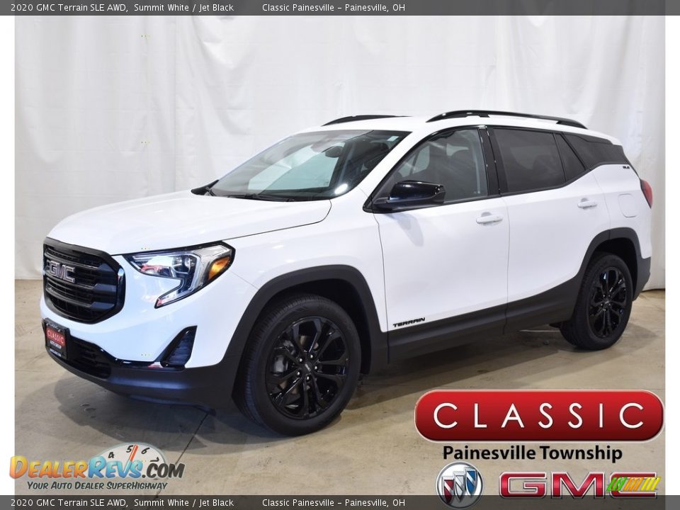 2020 GMC Terrain SLE AWD Summit White / Jet Black Photo #1