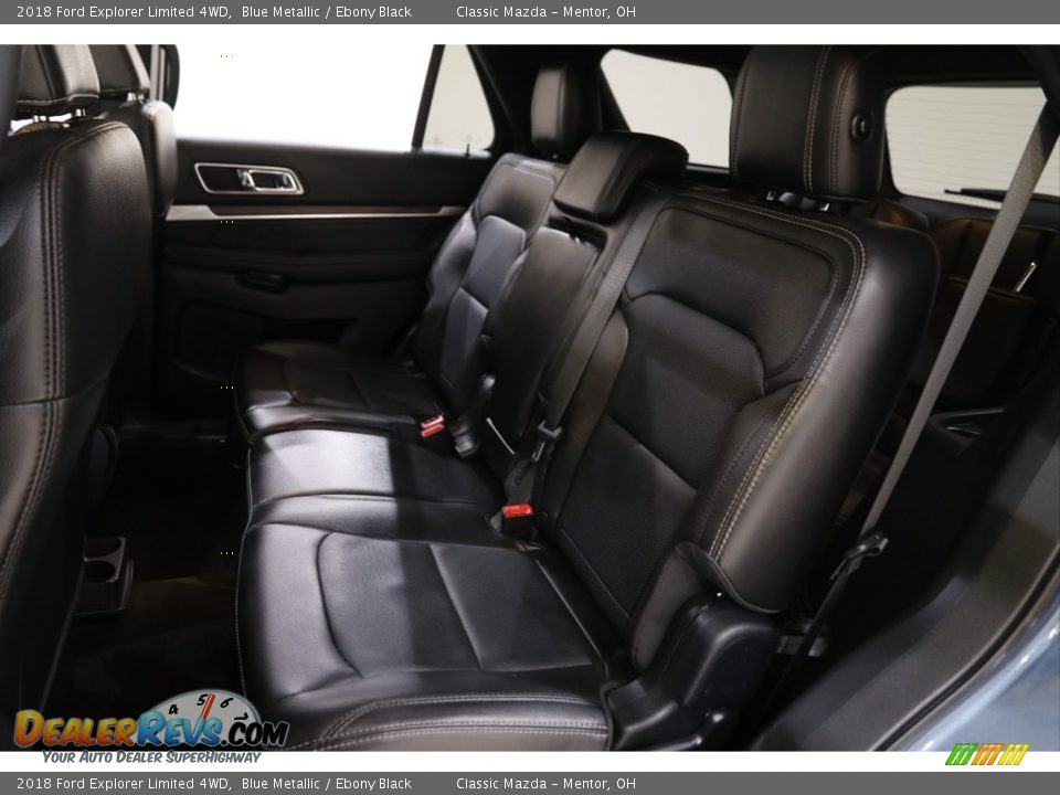 2018 Ford Explorer Limited 4WD Blue Metallic / Ebony Black Photo #18
