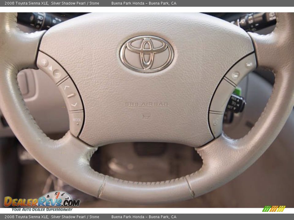 2008 Toyota Sienna XLE Silver Shadow Pearl / Stone Photo #13